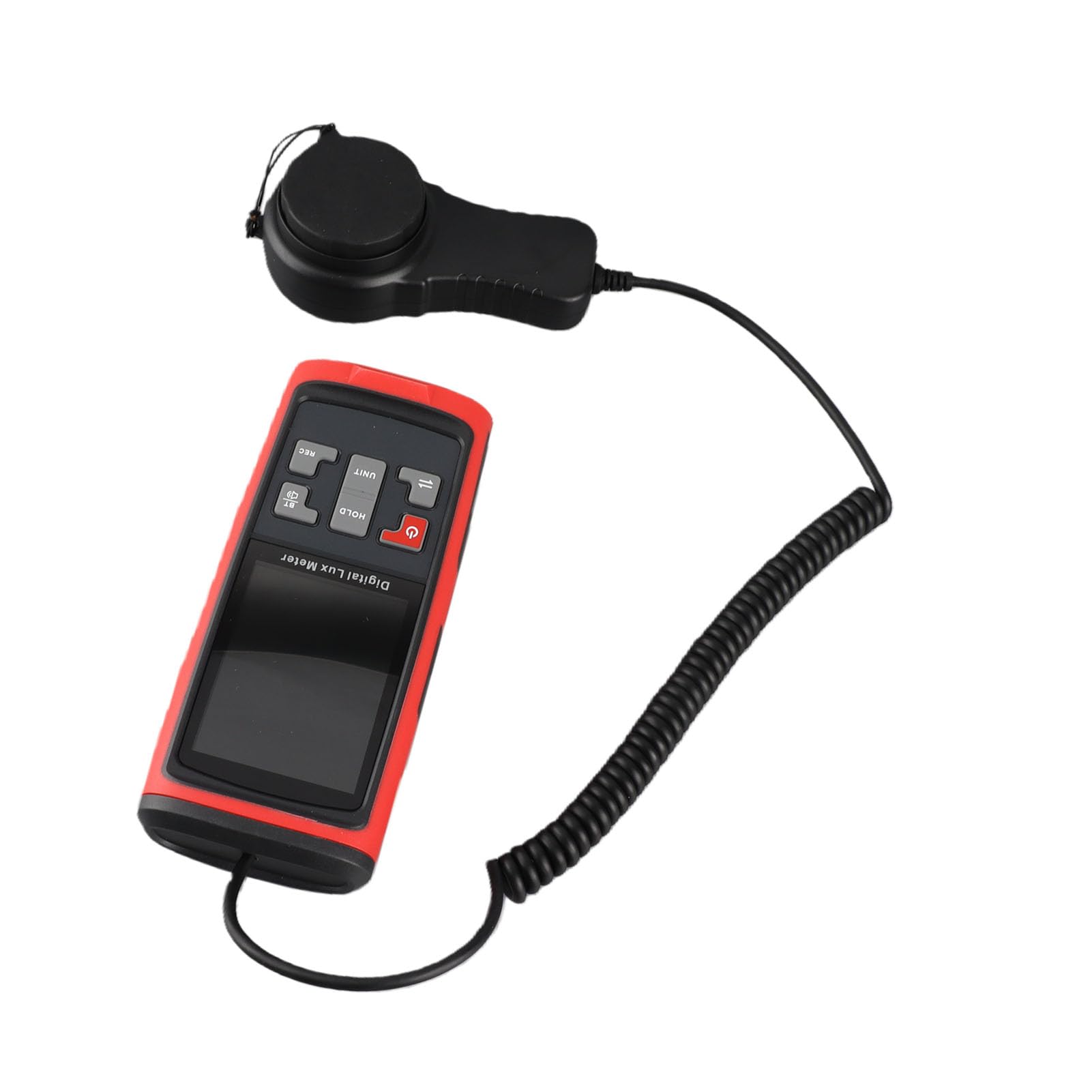 LiebeWH Fotometer Luxmeter Handmessgerät Beleuchtungsstärkemesser 0-200000Lx mit 270° Drehbarem Sensor Datenaufzeichnung & Temperatur für Zuhause Büro Garten Pflanzenpflege