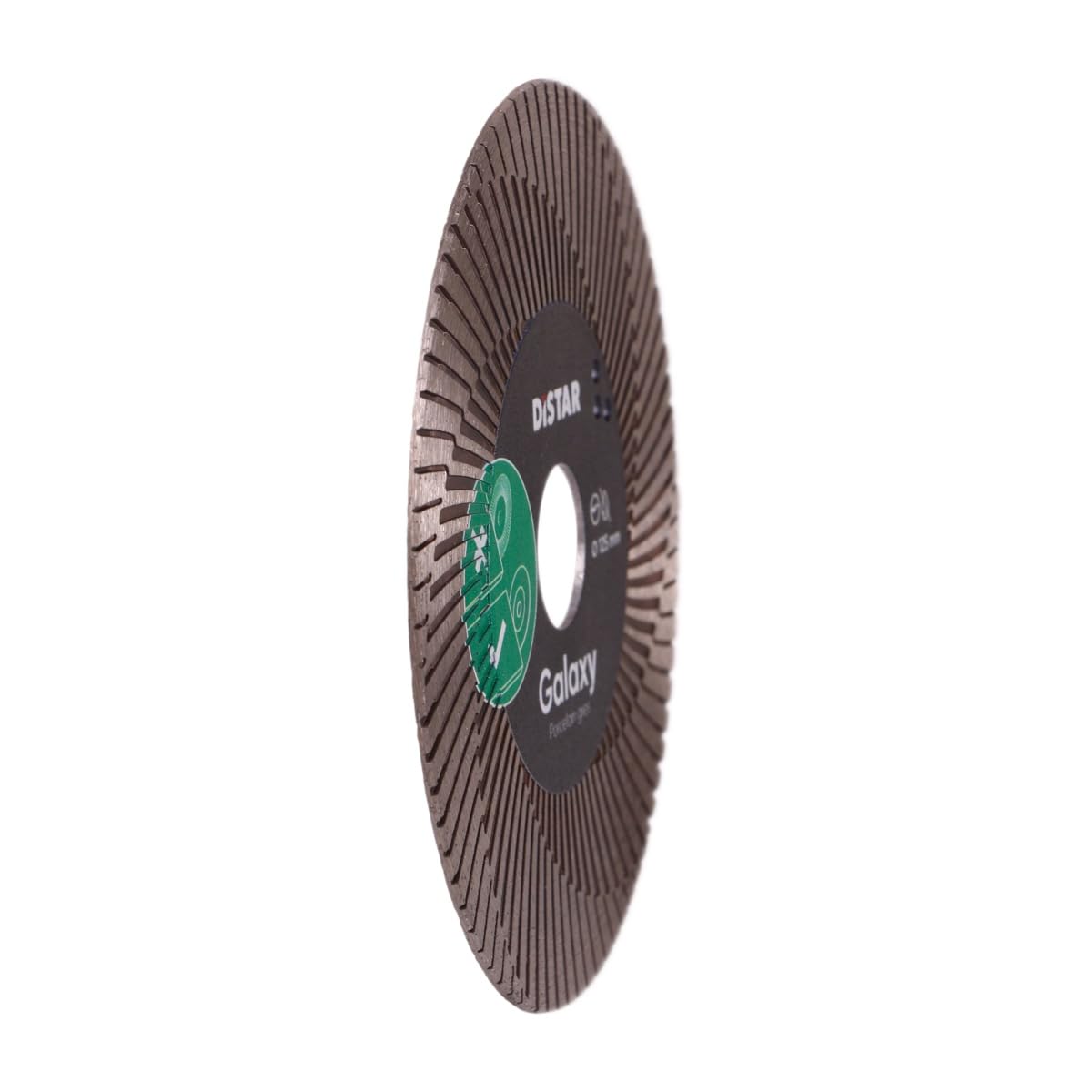 Distar Diamanttrennscheibe 125 mm Galaxy – Fliesenschneider Winkelschleifer Scheibe Feinsteinzeug Keramik Trennscheibe 125x22,23 mm Profi