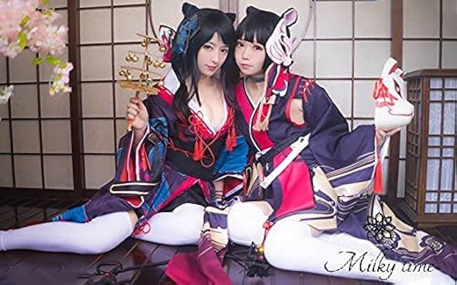 アズールレーン 扶桑 風 着物 衣装 コスプレ 衣装 アズレン Amazon.co.jp: 欣缘_COSPLAYウィッグ付☆ アズールレーン 山城