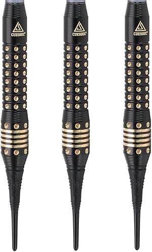 Miniatura 3 de Juego de dardos de punta suave de 16 gramos con funda de lujo de Black Scorpion CUESOUL