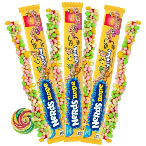 Caramelos Nerds Rope Sabor Tropical 3 Unidades