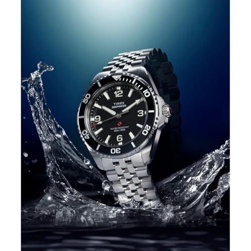 Image of TIMEX Deepwater Arctic Round 41mm Black Dial Analog Men Watch - TW2Y64500IK