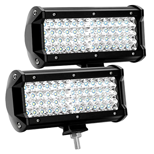 Kraumi Faro da Lavoro LED 288W Linea lunga Fari Led 12V 24V Fari di Profondità Impermeabile IP67 Luci di Lavoro Fuoristrada per Moto Auto ATV SUV Trattore, 6500K