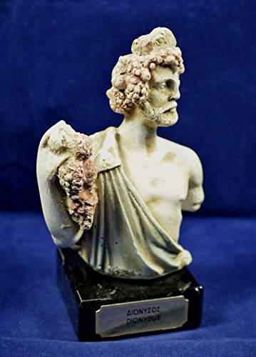 Estia Creations Dionysus Sculpture Bust Ancient Greek God of Wine and Extacy