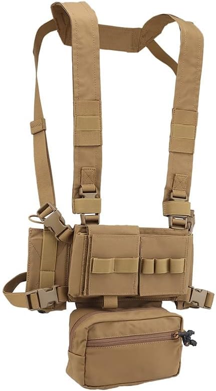 Tactical Chest Rig Magazine Pouch Bag Camouflage Cartridges Clip Ammunition Carrier Ammo Holder Outdoor Airsoft Shooting Gear Molle Combat Vest Accessory