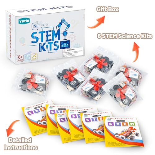 STEM Science Kits for Kids Age 8-12, 6 Set Wind-Powered Cars Building Kit - Image 6