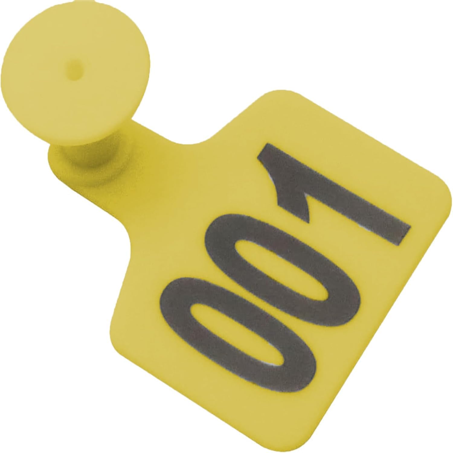 marchi auricolari, 100pcs Marcatore Bestiame 5x4cm Verde 101-200 Giallo 301-400