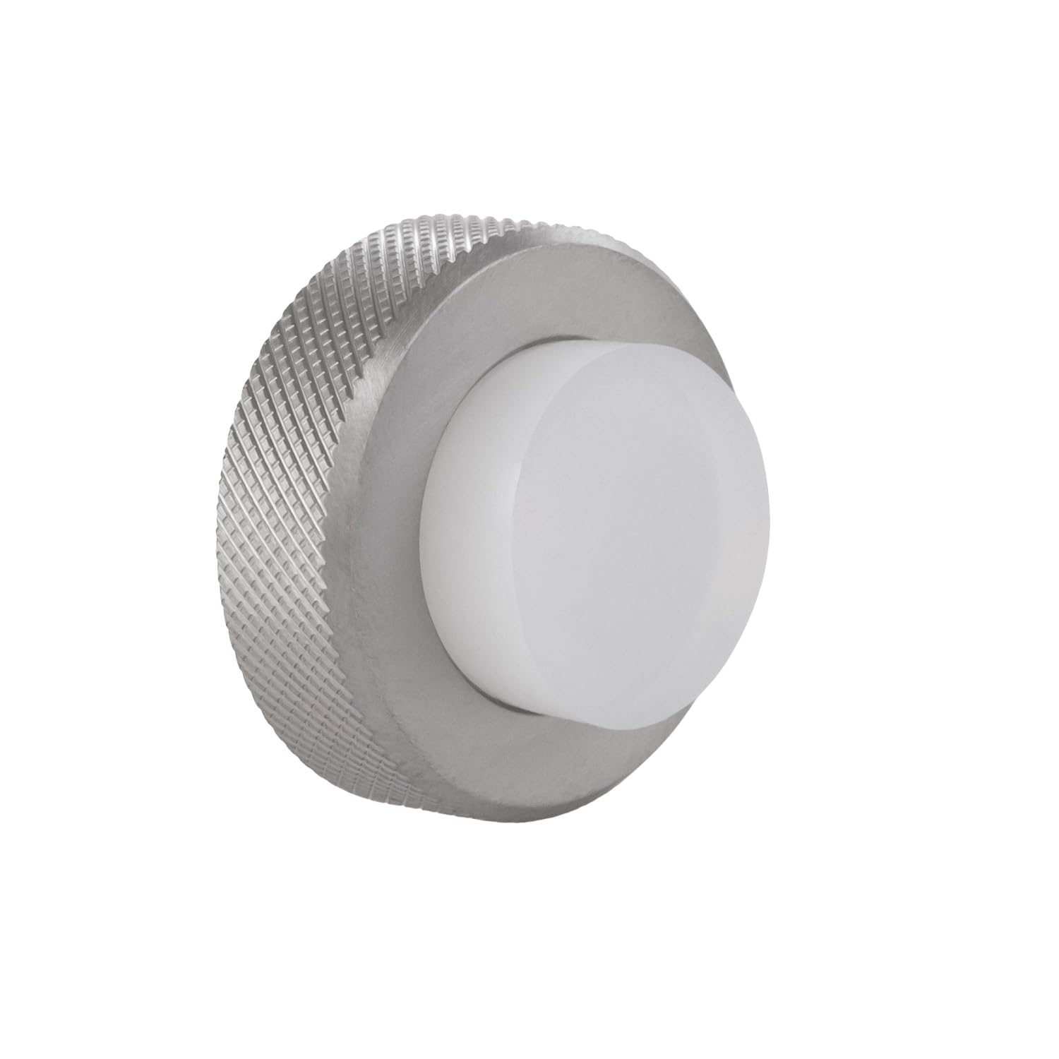 Butée de porte murale en acier inoxydable EVI Herrajes au design moleté élégant