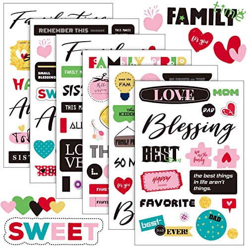Chinco 30 Sheet Family Friend Theme Scrapbooking...