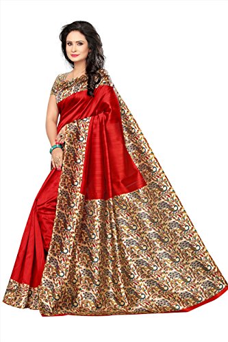 Image of Winza Designer Women Silk saree With Blouse Piece