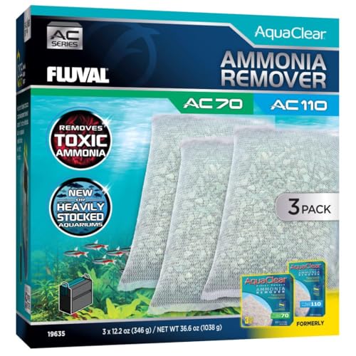 Image of Fluval - Ammonia Remover for AC70 /AC110, 36.6 oz / 1038 g - for Use in Freshwater Aquariums 3-Pack