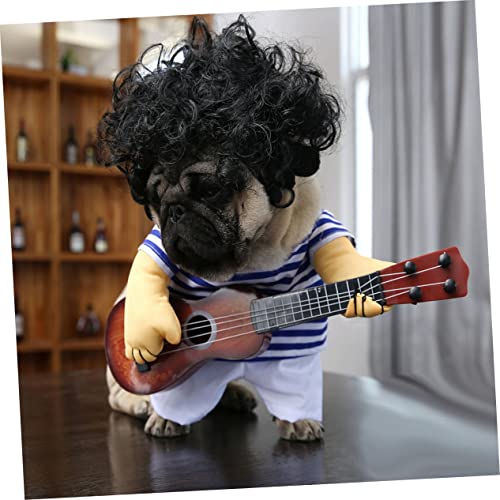 Disfraz para perro MERRYHAPY guitarra talla M miniatura 7