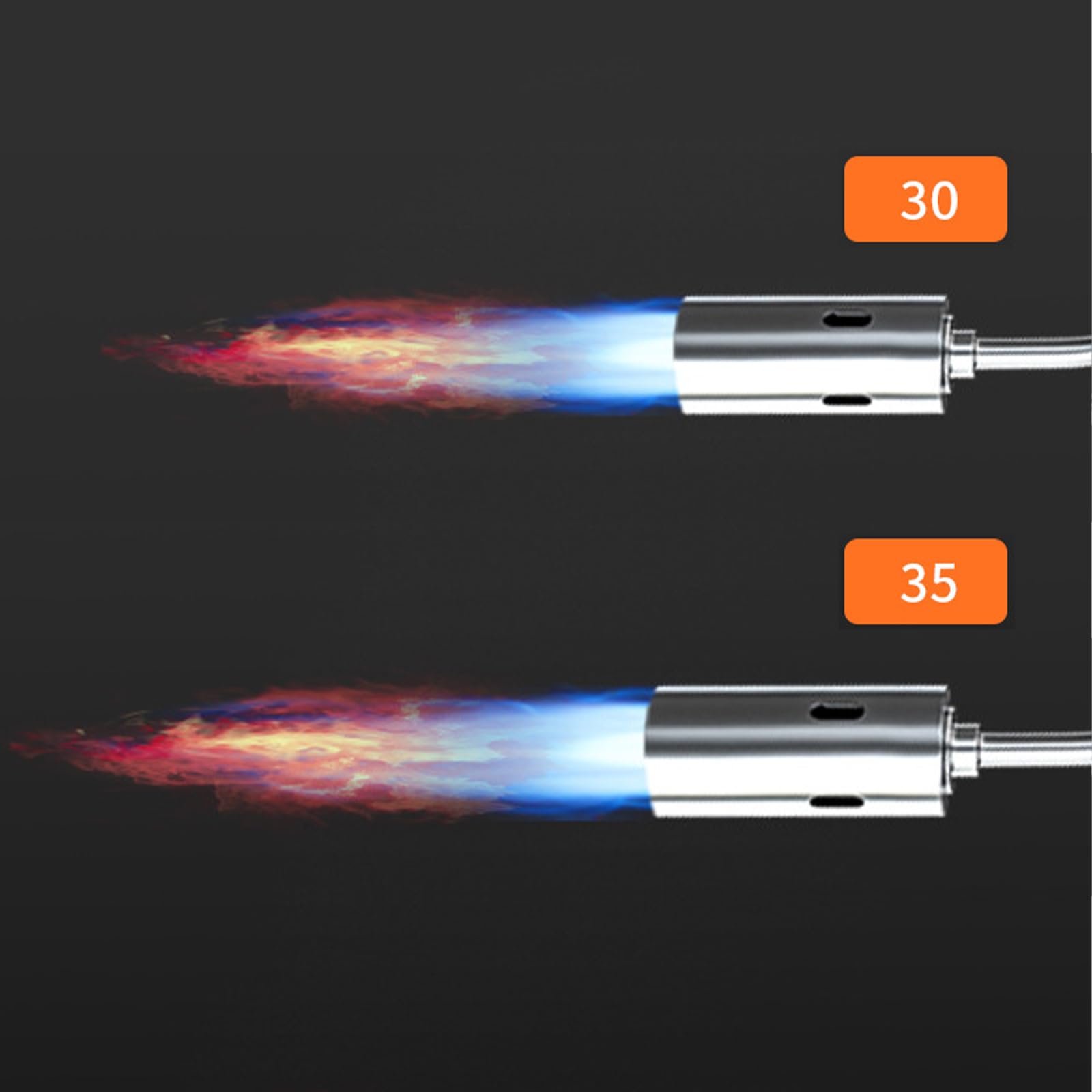 Quemadores de gas propano, soplete de encendido y soldadura, soplete de soldadura industrial, llama de calefacción de voltaje variable continuo, herramienta eficiente para soldar
