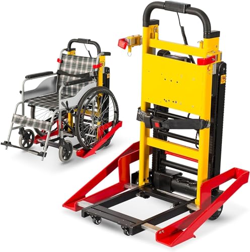 SAGGION Electric Wheelchair Stairlift, Folding Stairlift, Home Stairlift for The Elderly, Powerful...