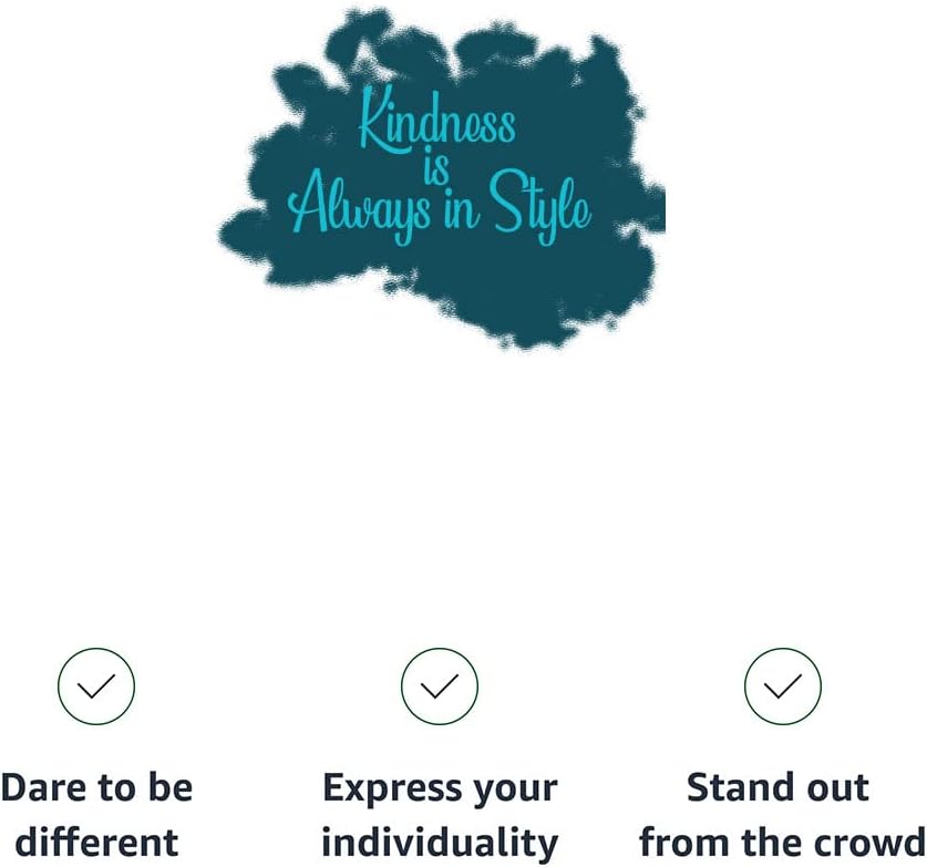 Kindness is Always in Style Racerback Cropped Tank - Print Women's Tank - Unique Tank Top