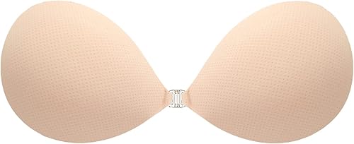 MITALOO Adhesive Bra Invisible Sticky Strapless Push up Backless Reusable Silicone Covering Nipple Bras