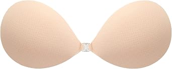 MITALOO Adhesive Bra Invisible Sticky Strapless Push up Backless Reusable Silicone Covering Nipple Bras