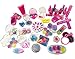 12 Petite Girls Cosmetic Sets in Bag - Washable and Non Toxic Real Makeup Kits - Bulk Pretend Play Girls Party Favors Gifts (1 Dozen)