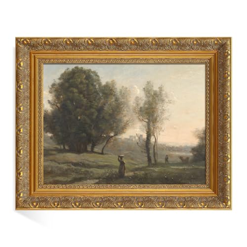 FOLKOR DIY Solid Wood Frame for 30x40 Canvas Oil...