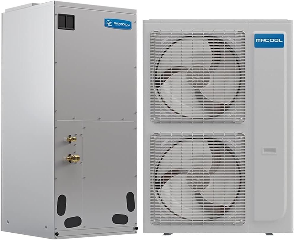 4 to 5 Ton 18 SEER Variable Speed MrCool Universal Central Heat Pump Split System - Upflow/Horizontal with Quick Connect Lineset - 25 Feet