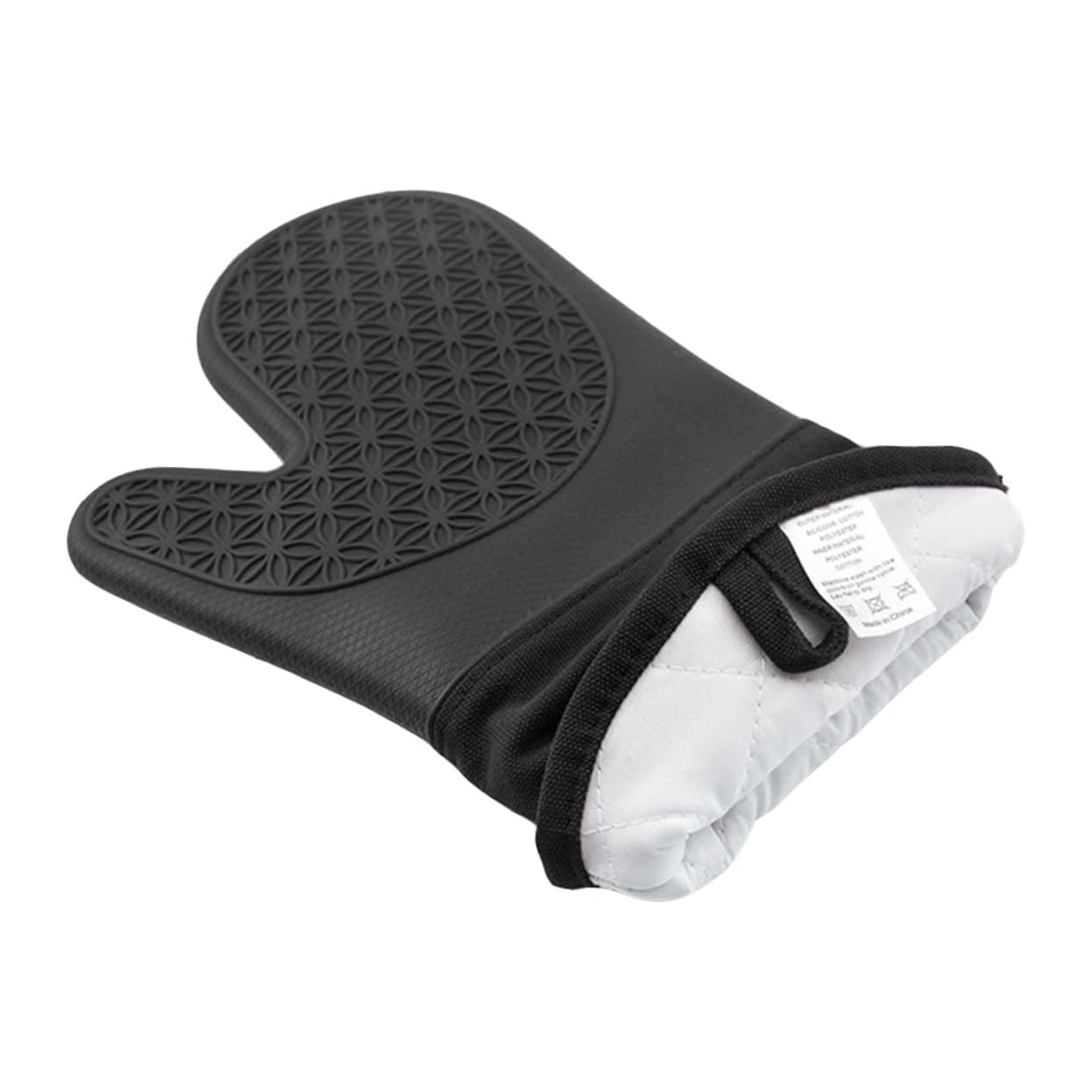 Cabilock Thickened Heat Resistant Silicone Oven Mitts Scald Microwave Gloves with Non Slip Grip for Baking and Cooking Kitchen Accessory for Safe Handling