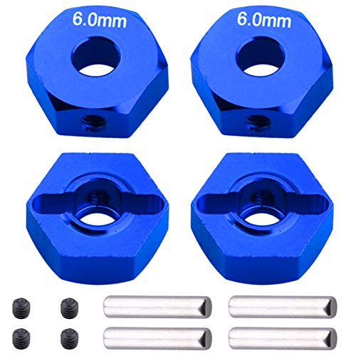 HobbyPark 14mm Aluminum Wheel Hex Parts for Arrma 1/10 Granite 4X4, Big Rock, Senton, Replacement of...