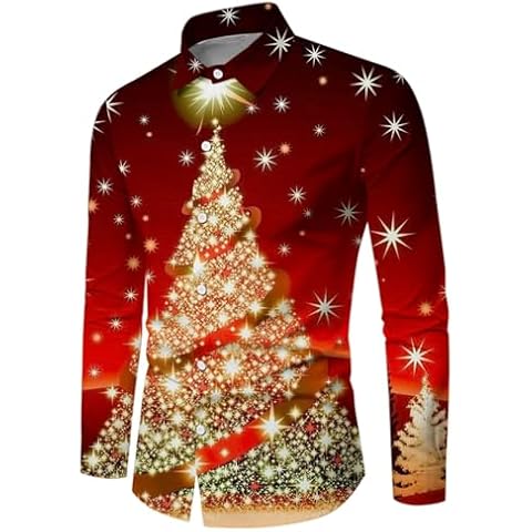 Chemise de Noël Homme Générique Cover