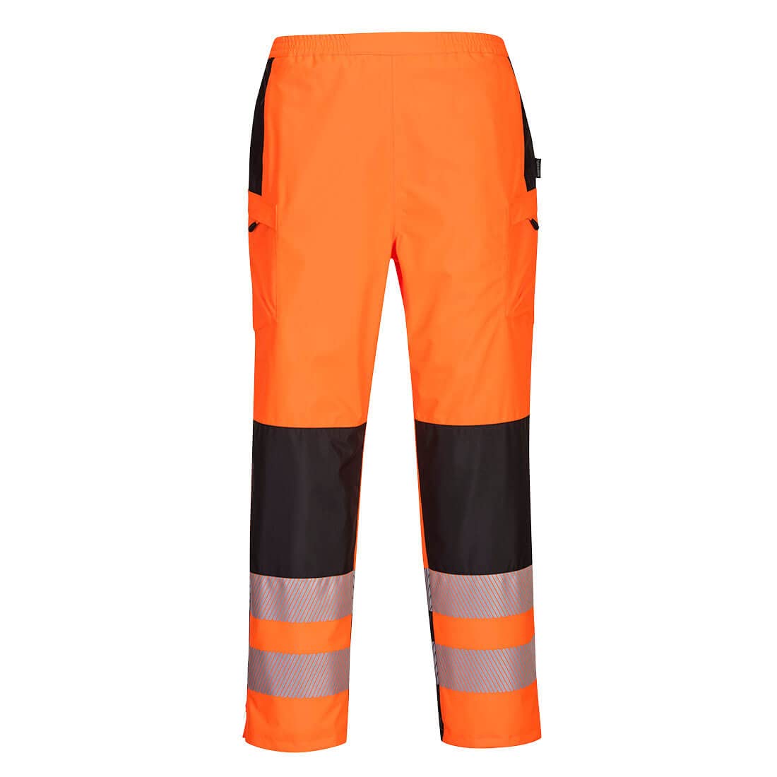 Portwest PW386 PW3 Hi-Vis Women's Rain Trousers Contrast Panels Rule Pocket