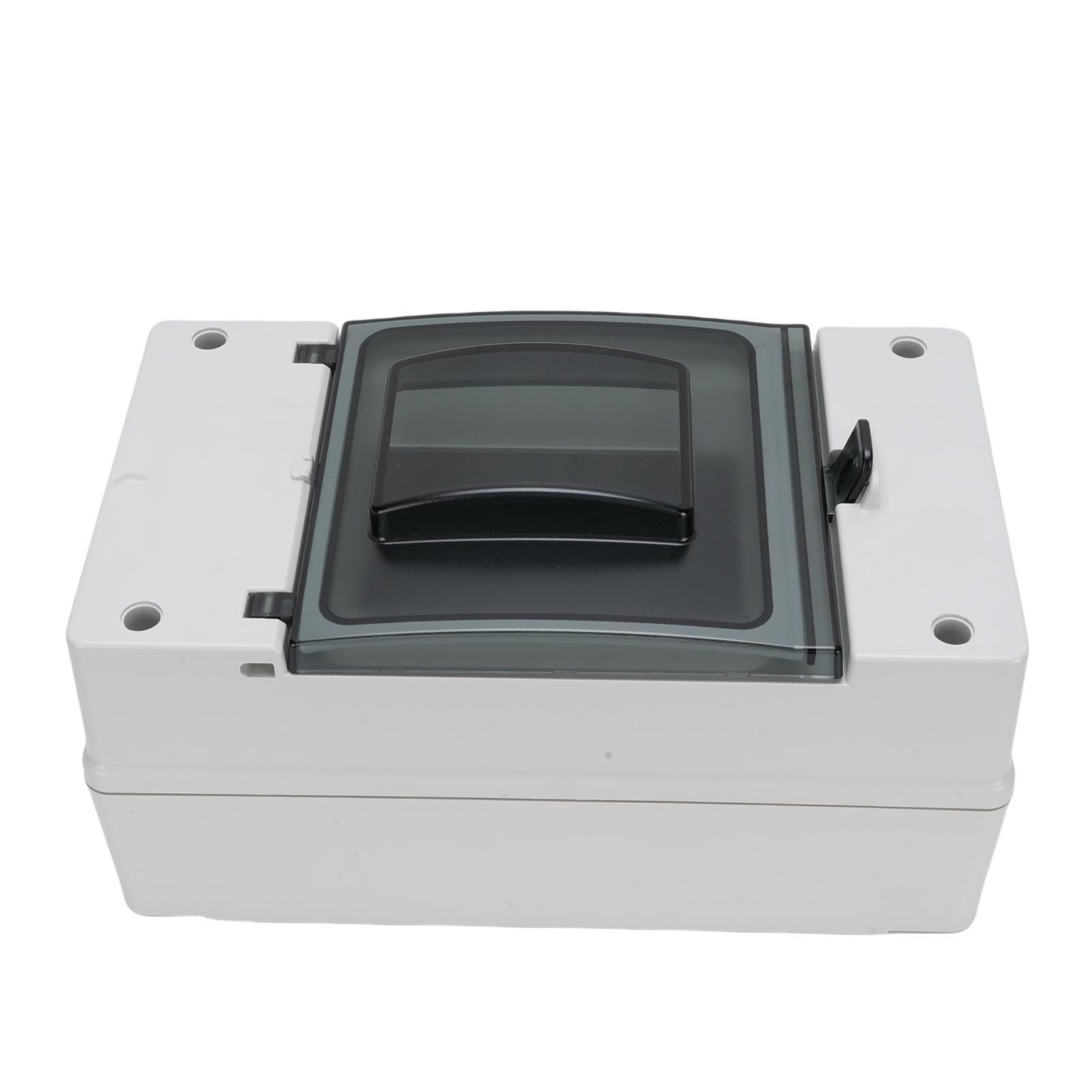 PUSOKEI Rozdzielnica Obwodu Prądu Stałego, Obudowa Zewnętrzna IP66, | ABS Plastic Power Distribution Box with Mounting Brackets for Solar, Battery, Marine, RV, Industrial Use