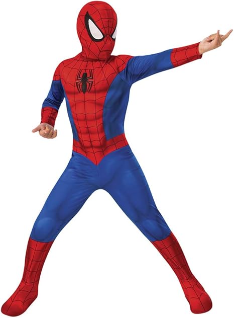 Costume Spiderman Per Bambini 3-4 Anni - Tuta Completa Con Maschera - Foto 7