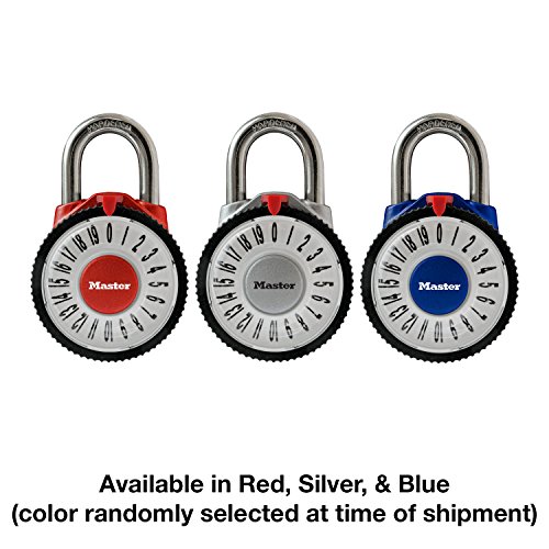 Image of Master Lock 1588D Locker Lock Combination Padlock with Magnification Lens, 1 Pack, Colors May Vary