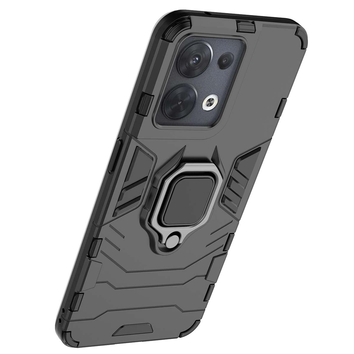 Custodia GOKEN Per Oppo Reno8 5G - Silicone TPU A Gradiente Rosa/Viola, Antiurto E Antiscivolo