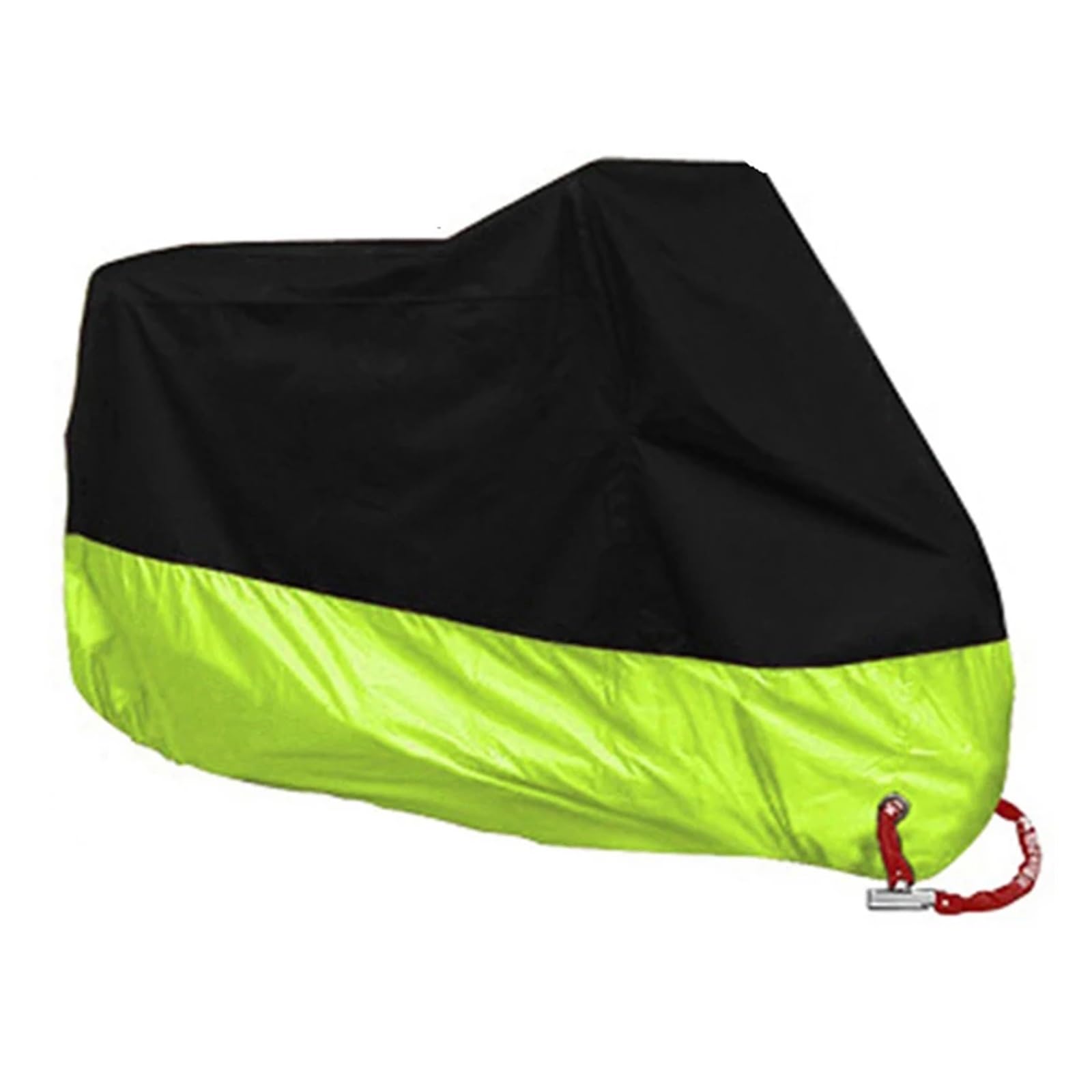 bike cover Motorcycle Cover Universal Outdoor UV Protector Bike Rain Dustproof Scooter Covers Waterproof for Travel Camping Transportation(Fluorescent Green,4XL for 2300-2600mm)