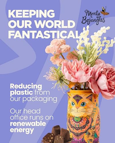 Monty Bojangles Raspberry Popping Candy Chocolate Truffles Cat Tin (135g - Shimmering Starlet) Luxury Chocolatey Truffles - Collectable Cat Tin, Truffles Chocolate Gift Box With Bespoke Design - Image 5