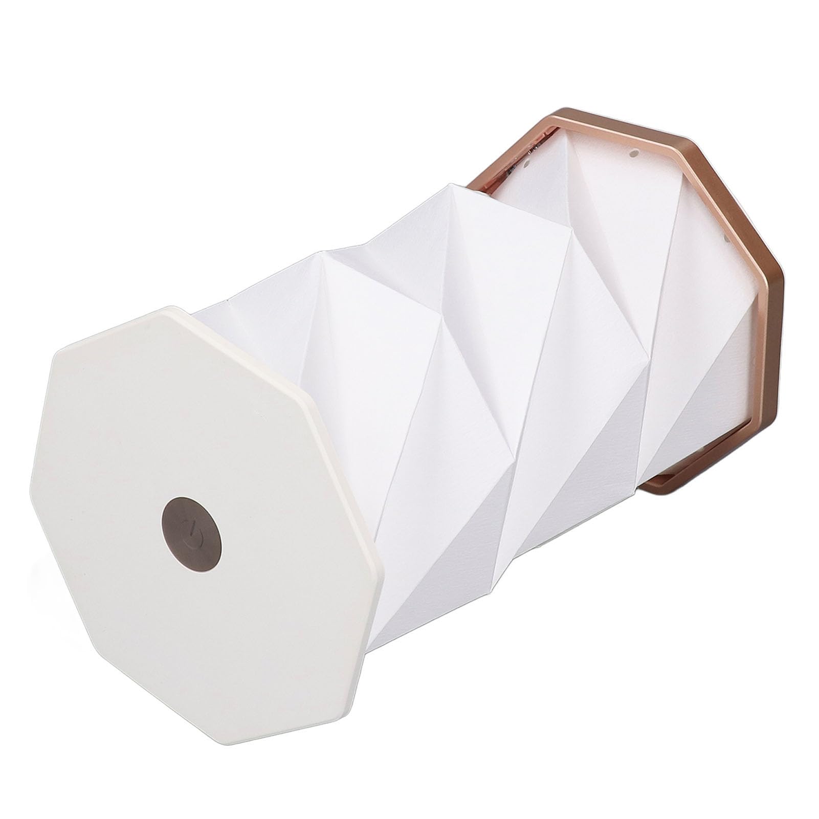 Jiawu Zusammenklappbare Tragbare Lampe, Reispapierlampe, Reiselampe, Dimmbares Buchlicht Zum Lesen, Kleines Nachtlicht, Wiederaufladbare USB-Tischlampe für Schlafzimmer, Camping