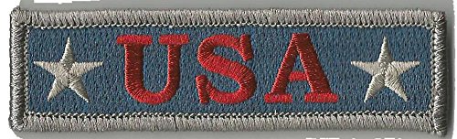 Gadsden and Culpeper U.S.A. Tactical Morale Patch - Subdued Silver (1pc, Rectangular, American, 1'' x 3 3/4'')
