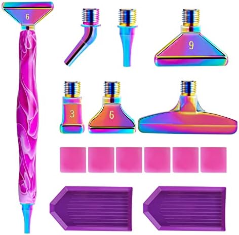 Diamond Painting Stift Set - 6 Metallspitzen Mit Zubehör Für DIY