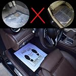 Tapis de sol en papier de voiture blanche : 50 Pcs Jetable Floor Cars Auto Vehicles Automotive Mat Couvertures Protecteur Détail Lavage 16x20inch