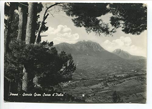 1969 Penne Scorcio Gran Sasso d'Italia TIMBRO Pescara DEST. Reggio Calabria FG B/N VG