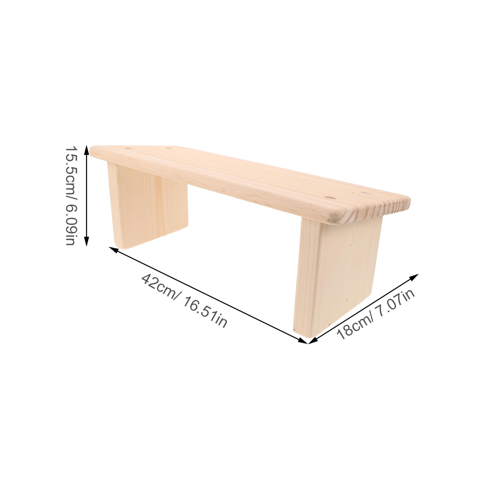 Totority Panca da Meditazione in Legno Beige, Design Salvaspazio e Portatile, Dimensioni Compatte, Stile Chiesa Classico per Preghiera e Meditazione