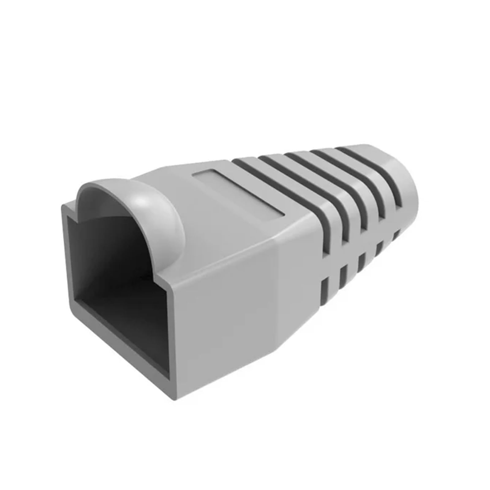 Manicotto for cavo Ethernet RJ45 CAT6 CAT6E CAT5 CAT5E, connettore for cavo (diametro esterno 6,0 mm)(100PCS,Gray)