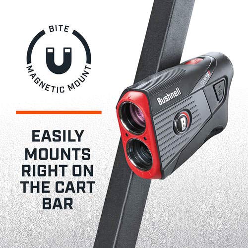 Image of Bushnell Tour V5 / Tour V5 Shift Laser Golf Rangefinder with Included Carrying Case, Carabiner and Wearable4U Bundle