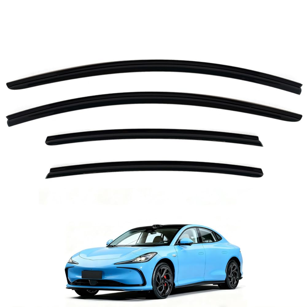 QOEMRHELT 4pc Set In-Channel Wind Deflectors, for MG IM5 2023-2026 Window Visors Rain Guards Vent Visors Rain & Sun Protection,Car Accessories