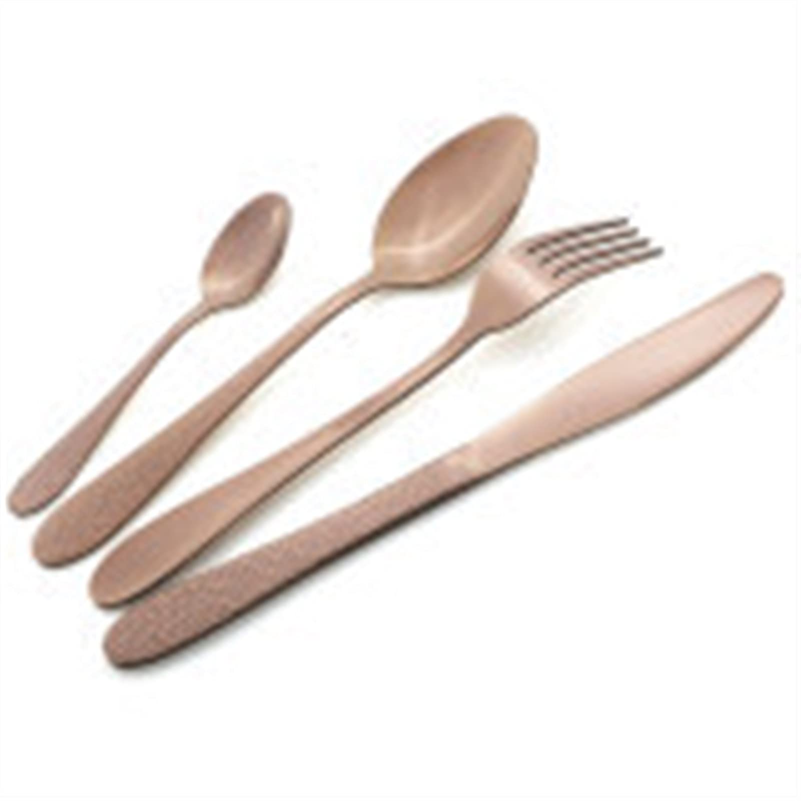 Vajilla Blue Cutlery Set Set de acero inoxidable Conjunto de cubiertos Cuchillos Postre Tenedor Café Cepciepoons Cocina Home Weatware Set (Color : Black)