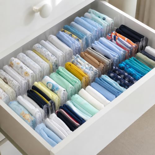 Kit 10 Organizadores Bebê Clean Transparente Invisível Colmeia