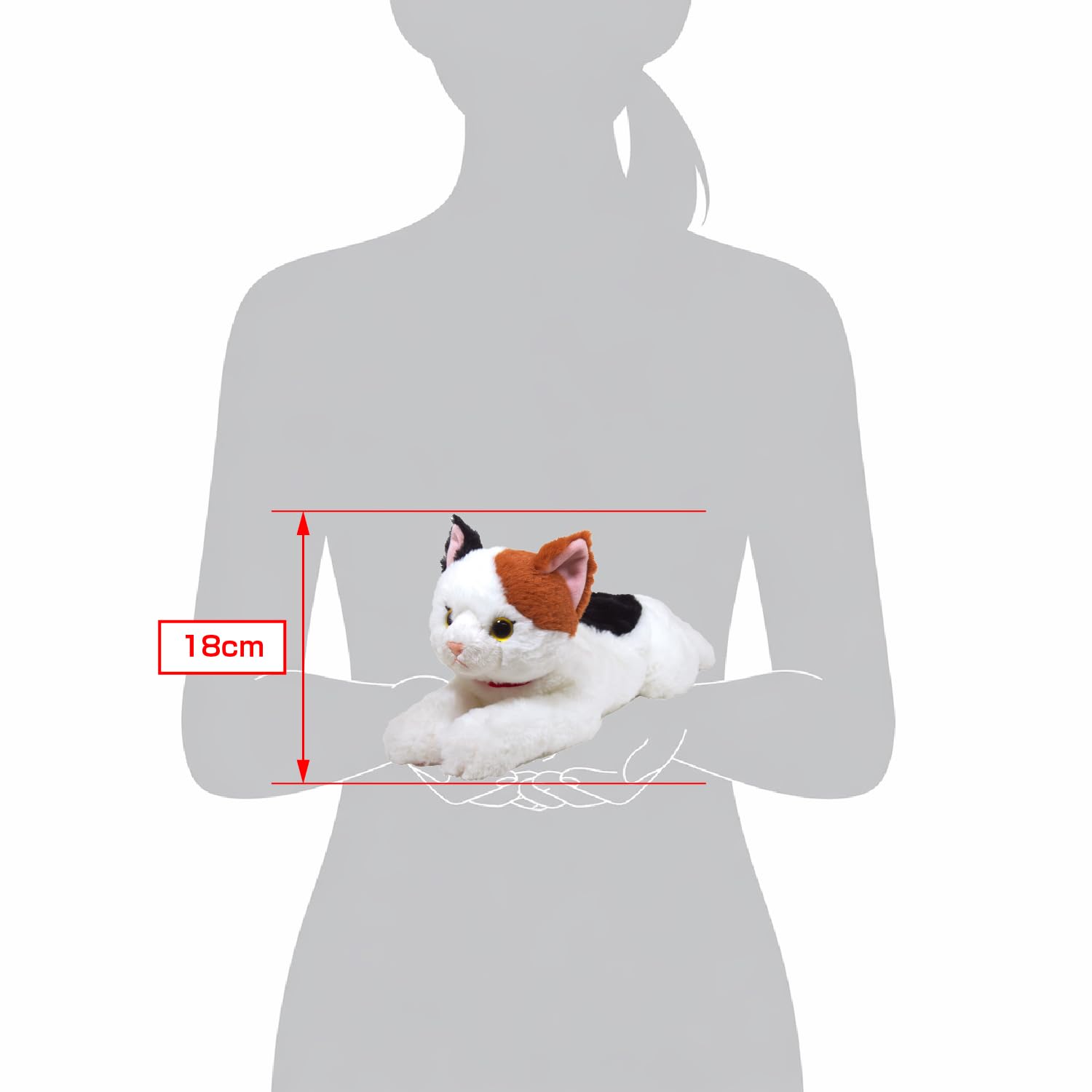 Amazon.co.jp: サンレモン(SUN LEMON) ひざねこ ぬいぐるみ ミケ M