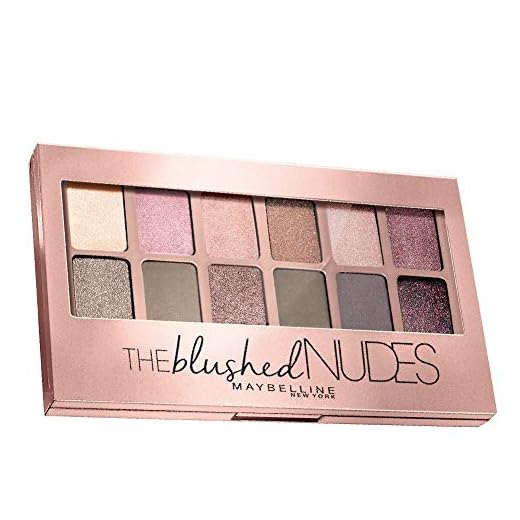 Maybelline New York The Blushed Nudes Palette Eyeshadow, 9g