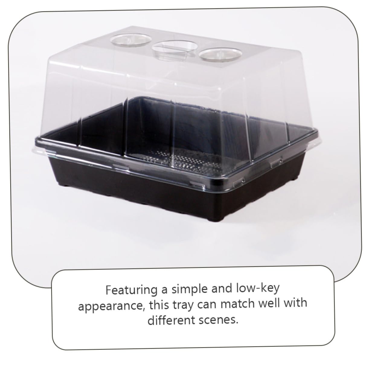BESPORTBLE Humidité pour Plantes avec Plateau De Semis Plastique Plateau De Démarrage De pour Germination De Plantes De Croissance De Semis