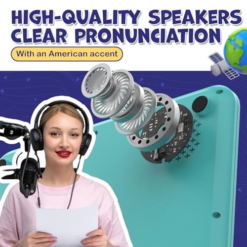 Image of HOMESTEC Astro Pad Toddler Interactive Learning Toys Ages 3 4 5 6 | Kids Speech Therapy Educational Tablet, Includes Sight Words, Nursery Rhymes, Stories