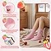 scenicamp 8 Pairs Cute Pilates Socks with Grips for Women Cotton Ruffle Non Slip Yoga Grippy Socks for Pilates Yoga Barre Workout Home Hospital